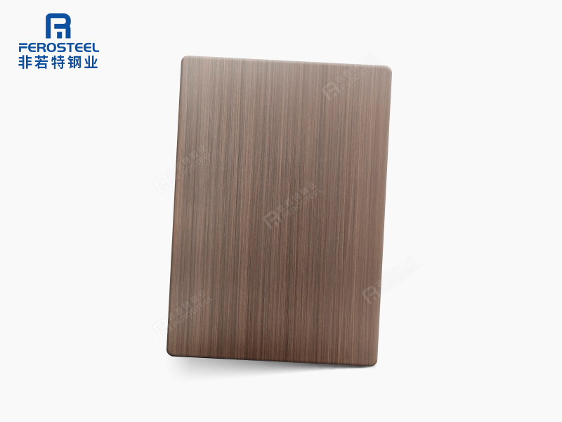 不銹鋼拉絲紅古銅板