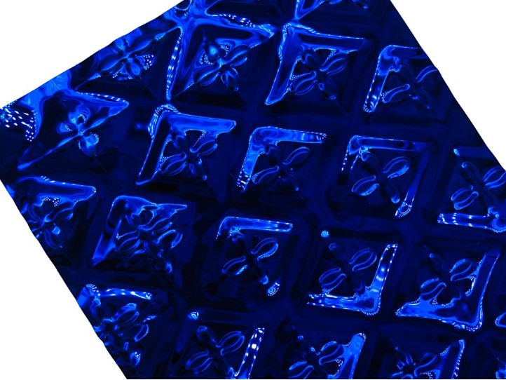 菱形藍(lán)色壓花板 壓花不銹鋼板