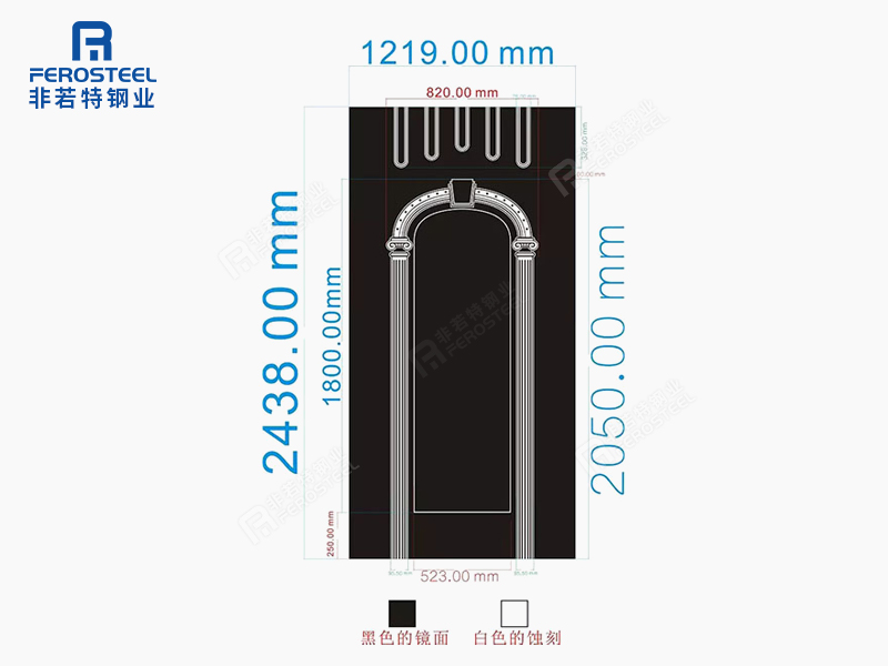 非若特電梯轎廂不銹鋼裝飾蝕刻板